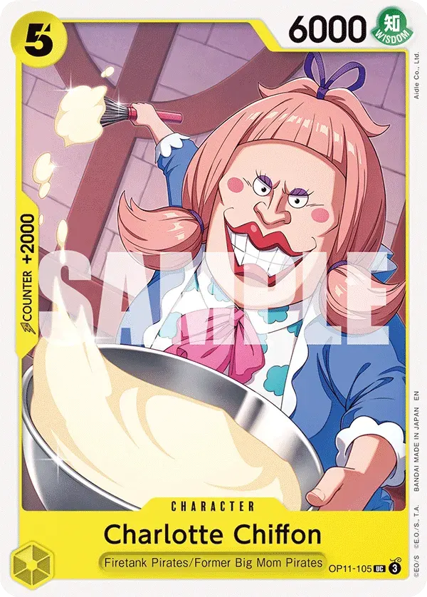 Charlotte Chiffon — carte One Piece TCG OP11-105 (A Fist of Divine Speed)