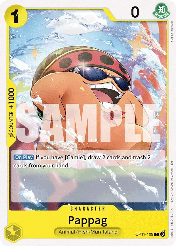 Pappag — carte One Piece TCG OP11-109 (A Fist of Divine Speed)