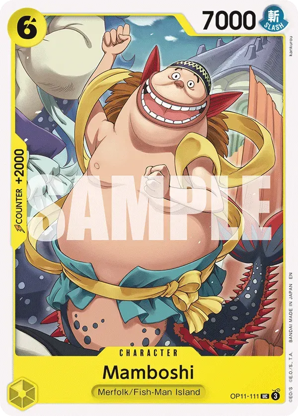 Mamboshi — carte One Piece TCG OP11-111 (A Fist of Divine Speed)