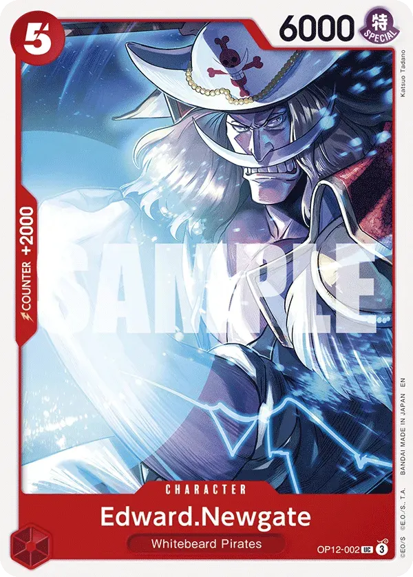 Edward.Newgate — carte One Piece TCG OP12-002 (Legacy of the Master)