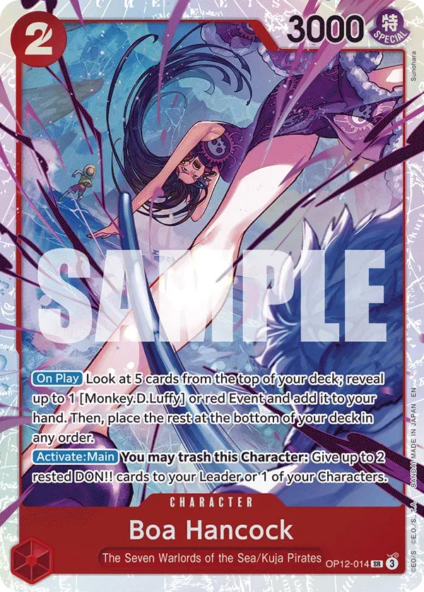 Boa Hancock — carte One Piece TCG OP12-014 (Legacy of the Master)