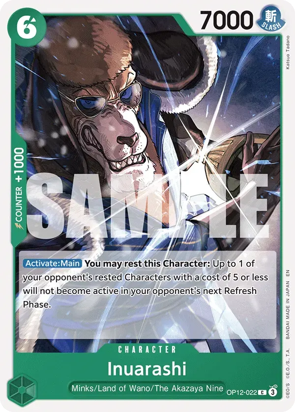 Inuarashi — carte One Piece TCG OP12-022 (Legacy of the Master)