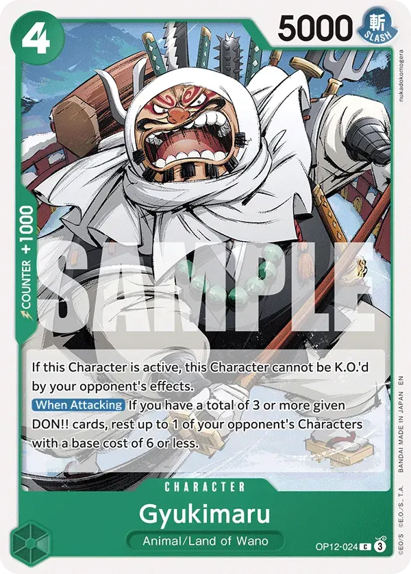 Gyukimaru — carte One Piece TCG OP12-024 (Legacy of the Master)