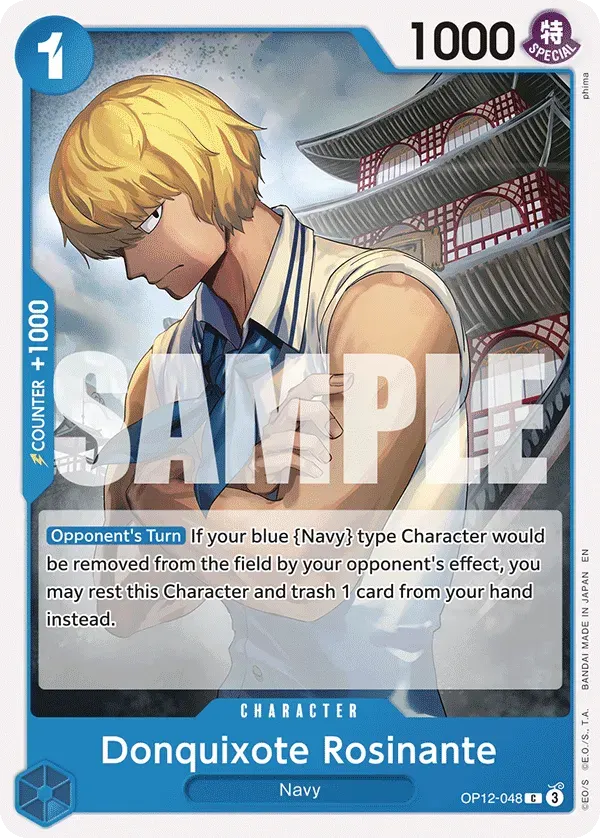 Donquixote Rosinante — carte One Piece TCG OP12-048 (Legacy of the Master)