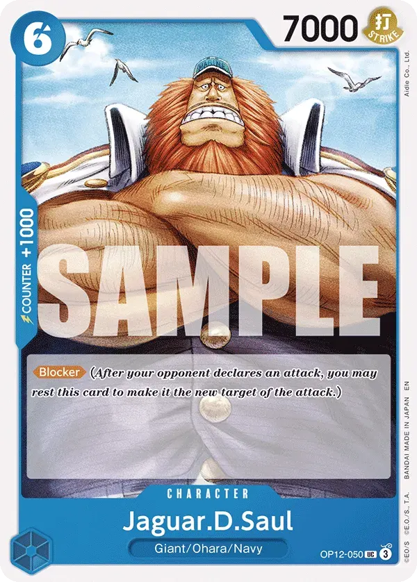 Jaguar.D.Saul — carte One Piece TCG OP12-050 (Legacy of the Master)