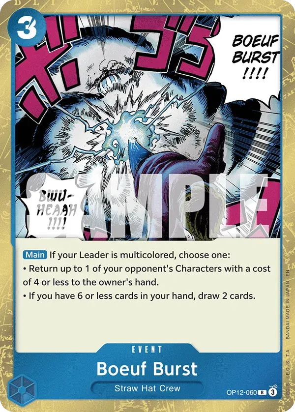 Boeuf Burst — carte One Piece TCG OP12-060 (Legacy of the Master)