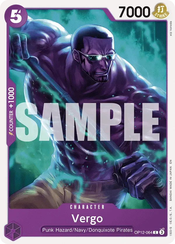 Vergo — carte One Piece TCG OP12-064 (Legacy of the Master)