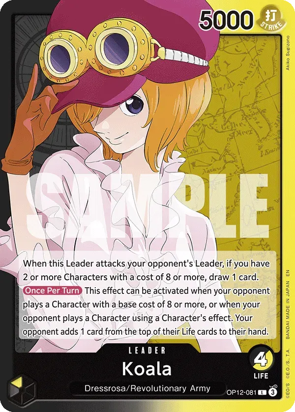 Koala — carte One Piece TCG OP12-081 (Legacy of the Master)