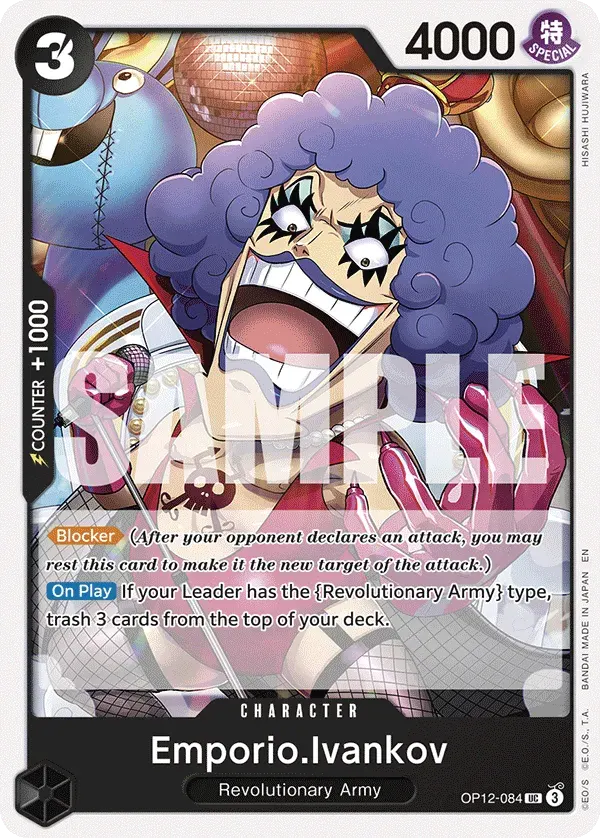 Emporio.Ivankov — carte One Piece TCG OP12-084 (Legacy of the Master)
