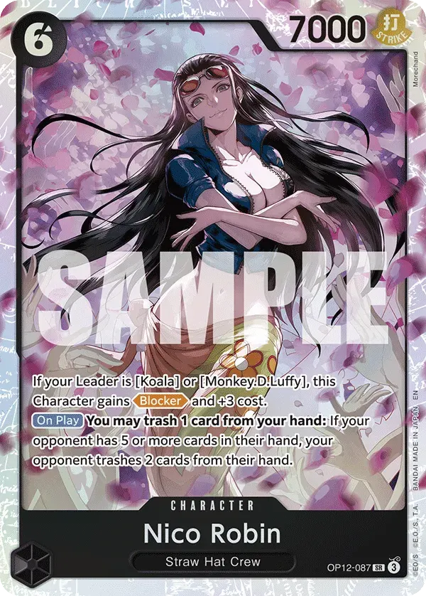 Nico Robin — carte One Piece TCG OP12-087 (Legacy of the Master)