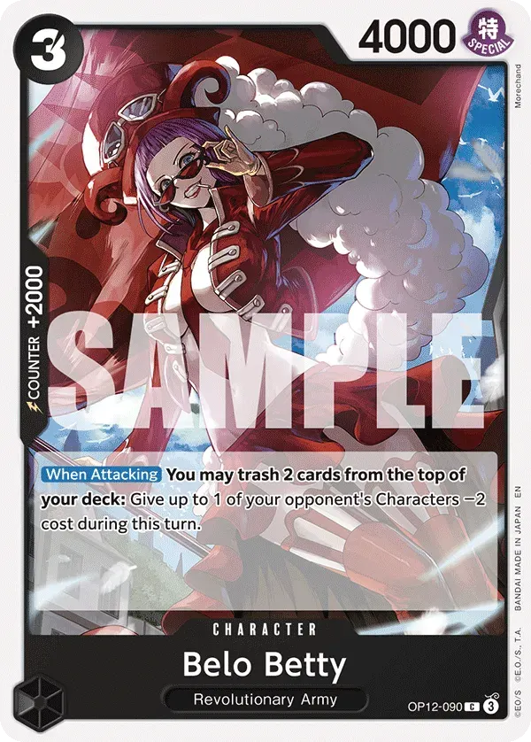 Belo Betty — carte One Piece TCG OP12-090 (Legacy of the Master)