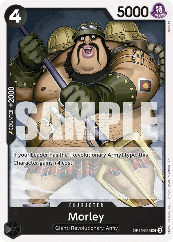 Morley — carte One Piece TCG OP12-093 (Legacy of the Master)