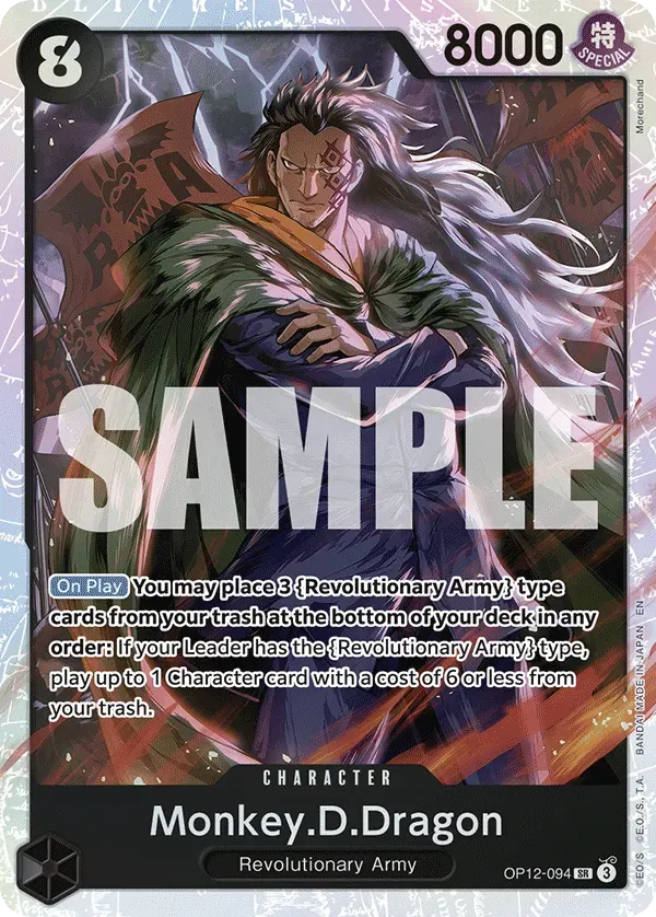 Monkey.D.Dragon — carte One Piece TCG OP12-094 (Legacy of the Master)