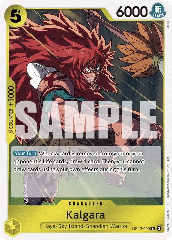 Kalgara — carte One Piece TCG OP12-099 (Legacy of the Master)