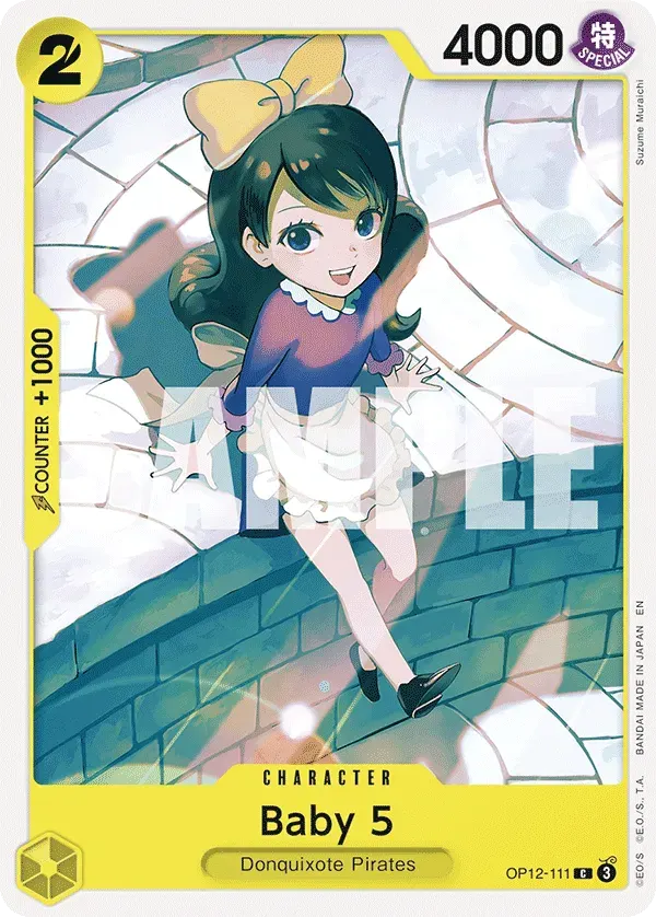 Baby 5 — carte One Piece TCG OP12-111 (Legacy of the Master)