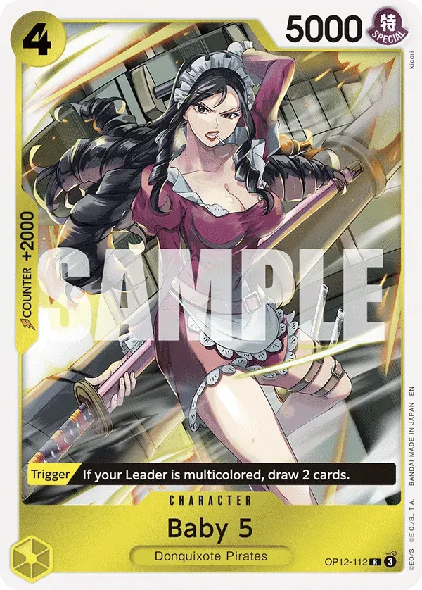 Baby 5 — carte One Piece TCG OP12-112 (Legacy of the Master)