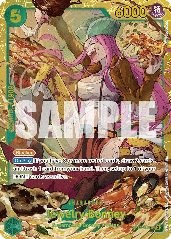Jewelry Bonney — carte One Piece TCG OP12-118 (Legacy of the Master)