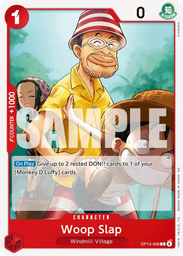 Woop Slap — carte One Piece TCG OP13-006 (Carrying On His Will)