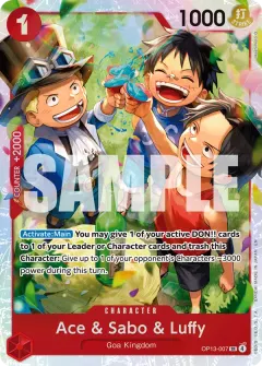 Ace & Sabo & Luffy (OP13-007)