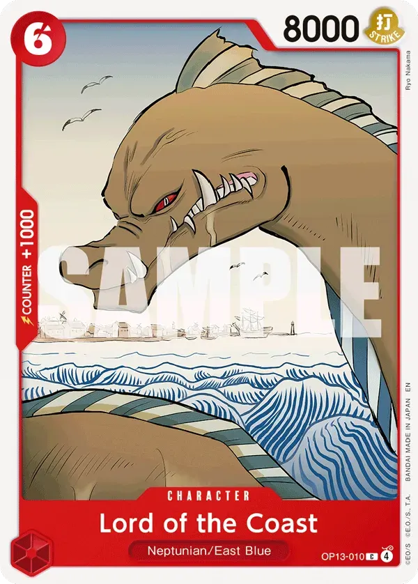 Lord of the Coast — carte One Piece TCG OP13-010 (Carrying On His Will)