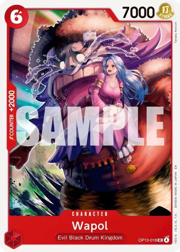 Wapol — carte One Piece TCG OP13-018 (Carrying On His Will)