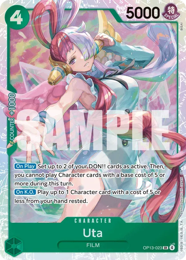 Uta — carte One Piece TCG OP13-023 (Carrying On His Will)
