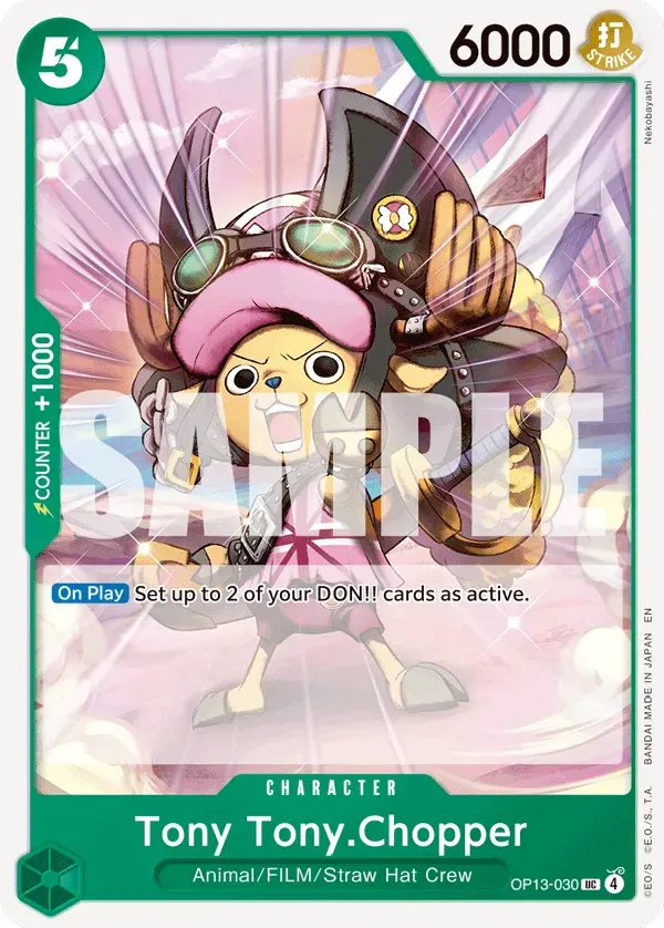 Tony Tony.Chopper — carte One Piece TCG OP13-030 (Carrying On His Will)