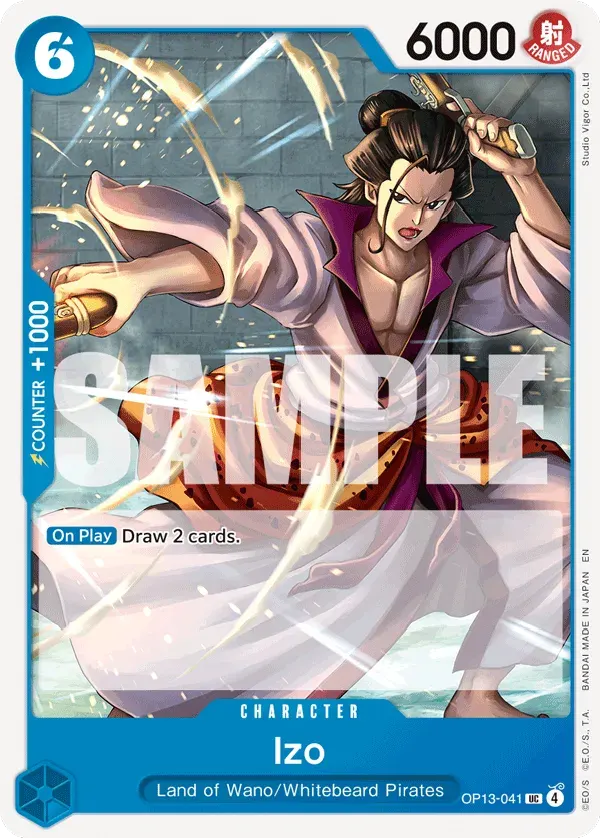 Izo — carte One Piece TCG OP13-041 (Carrying On His Will)