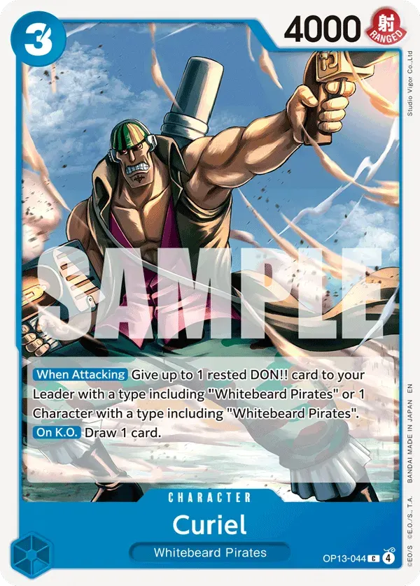 Curiel — carte One Piece TCG OP13-044 (Carrying On His Will)