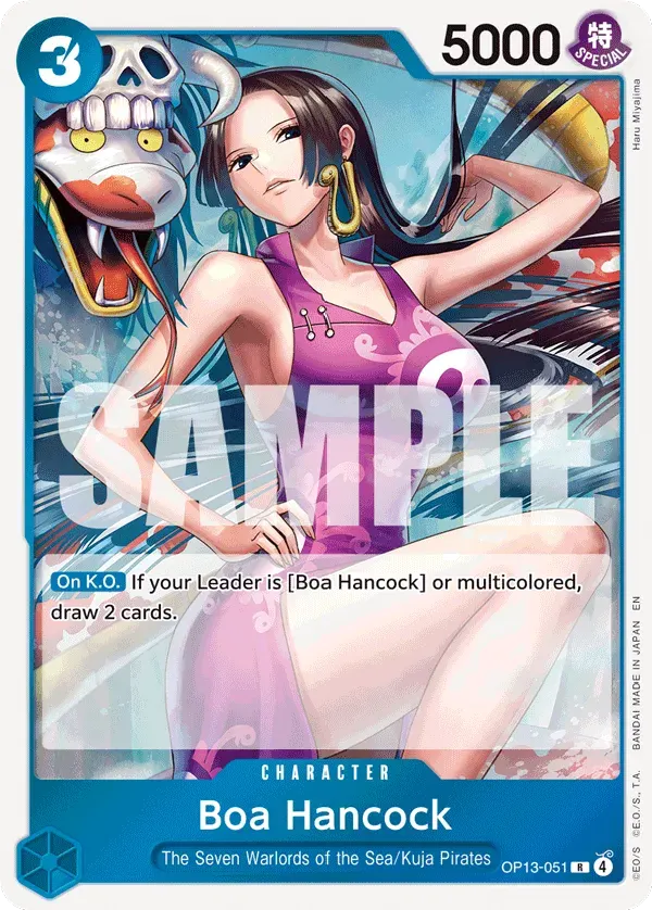 Boa Hancock — carte One Piece TCG OP13-051 (Carrying On His Will)