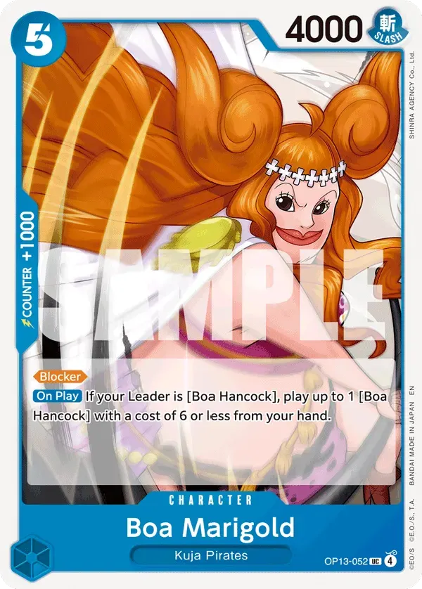 Boa Marigold — carte One Piece TCG OP13-052 (Carrying On His Will)