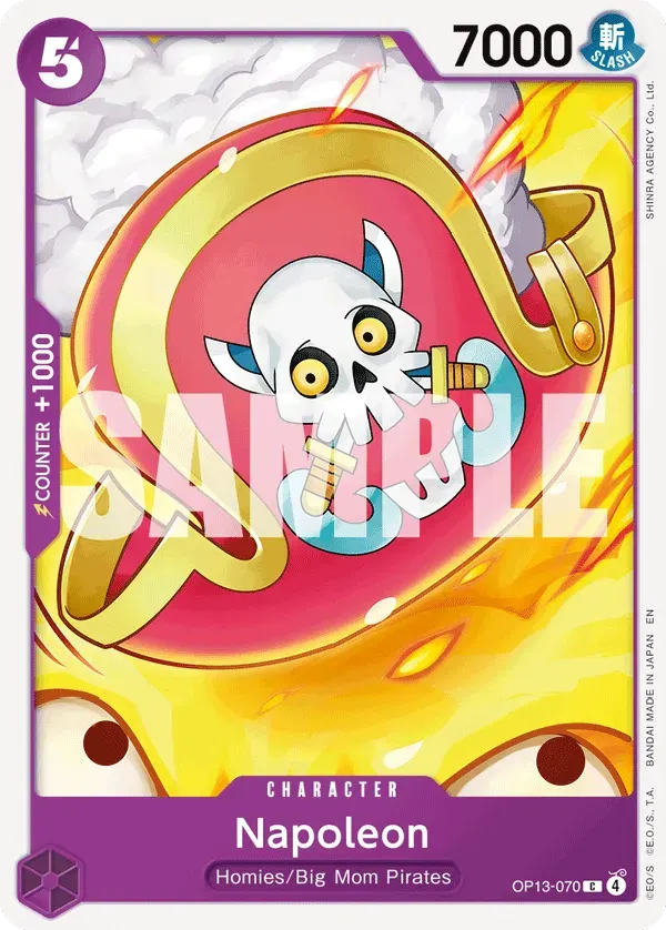 Napoleon — carte One Piece TCG OP13-070 (Carrying On His Will)