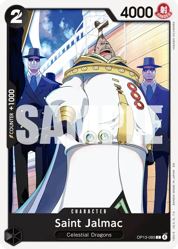 Saint Jalmac — carte One Piece TCG OP13-085 (Carrying On His Will)
