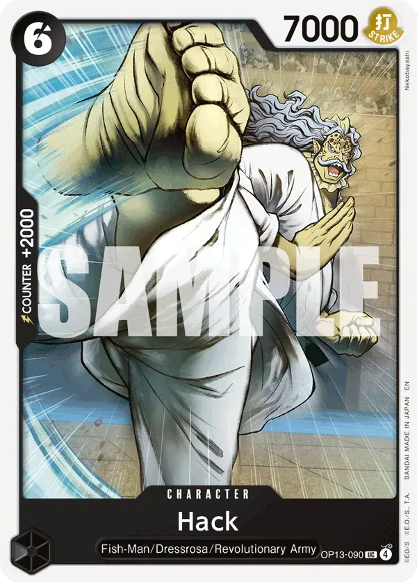 Hack — carte One Piece TCG OP13-090 (Carrying On His Will)
