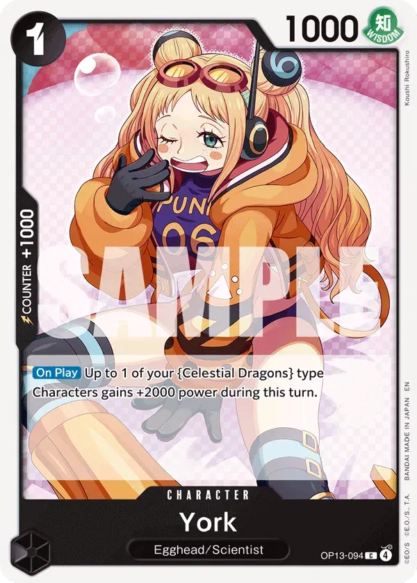 York — carte One Piece TCG OP13-094 (Carrying On His Will)