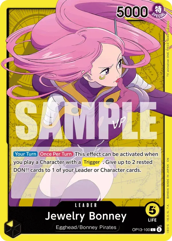 Jewelry Bonney — carte One Piece TCG OP13-100 (Carrying On His Will)