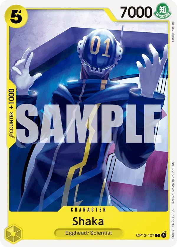 Shaka — carte One Piece TCG OP13-107 (Carrying On His Will)