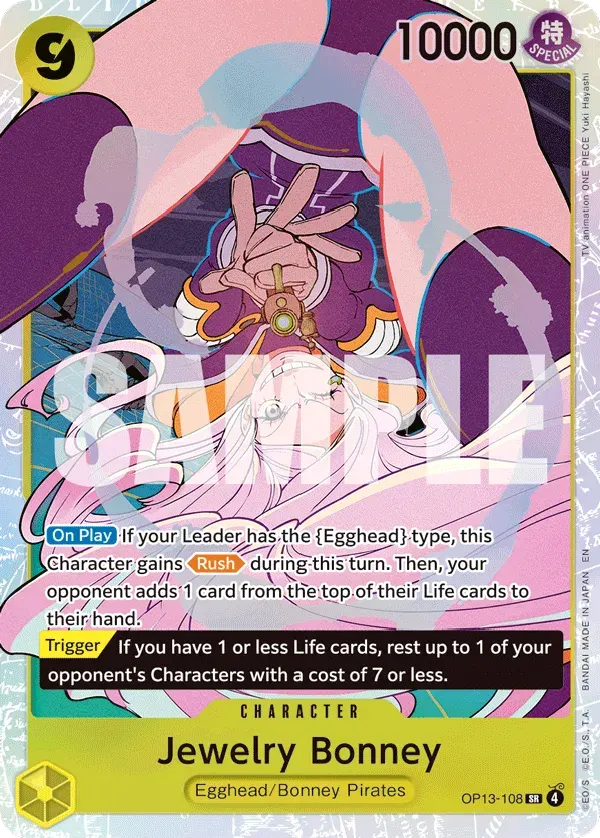 Jewelry Bonney — carte One Piece TCG OP13-108 (Carrying On His Will)