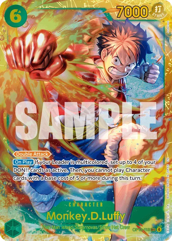 Monkey.D.Luffy — carte One Piece TCG OP13-118 (Carrying On His Will)