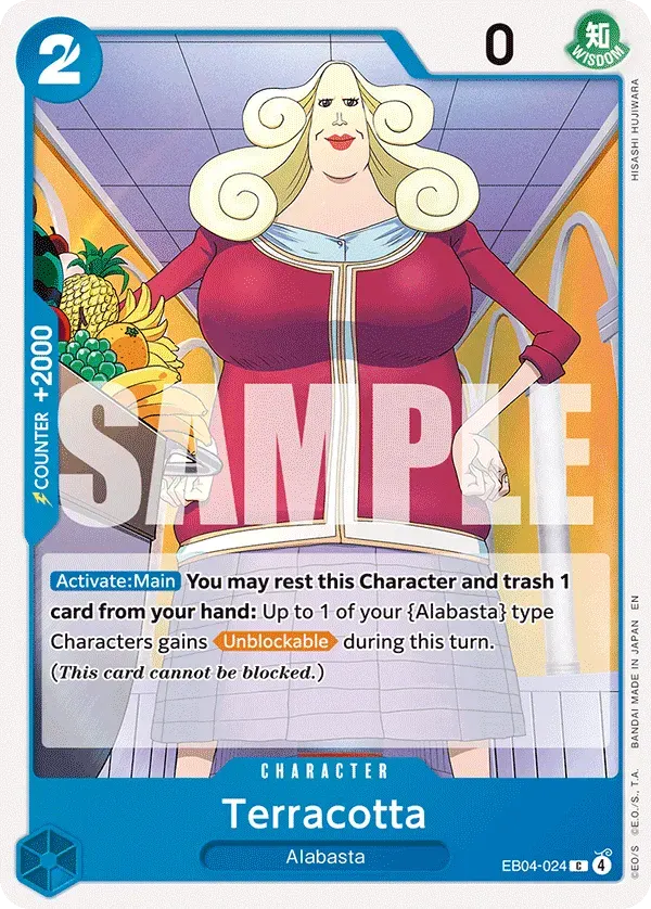 Terracotta — carte One Piece TCG EB04-024 (The Azure Sea's Seven)