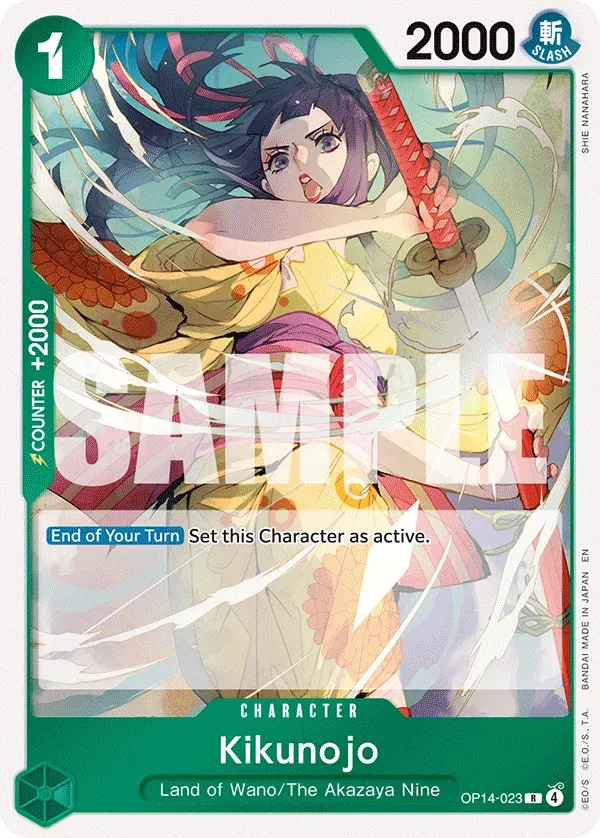 Kikunojo — carte One Piece TCG OP14-023 (The Azure Sea's Seven)