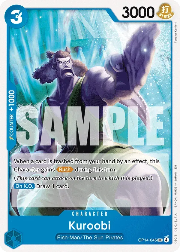 Kuroobi — carte One Piece TCG OP14-045 (The Azure Sea's Seven)