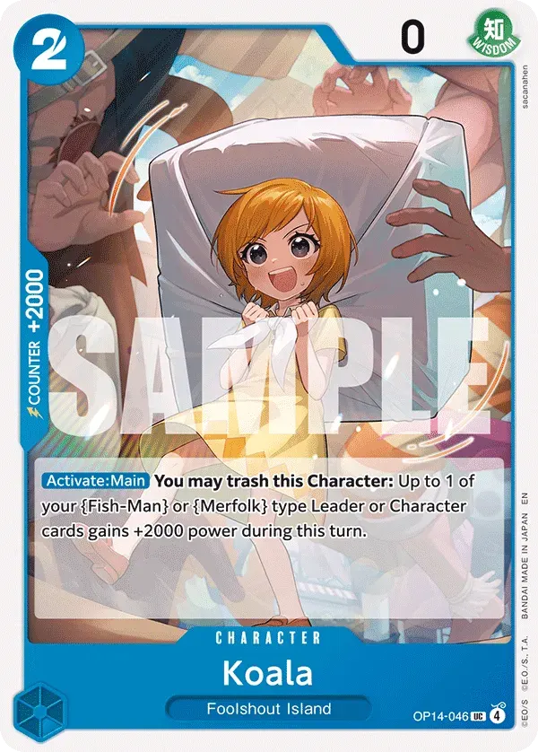 Koala — carte One Piece TCG OP14-046 (The Azure Sea's Seven)