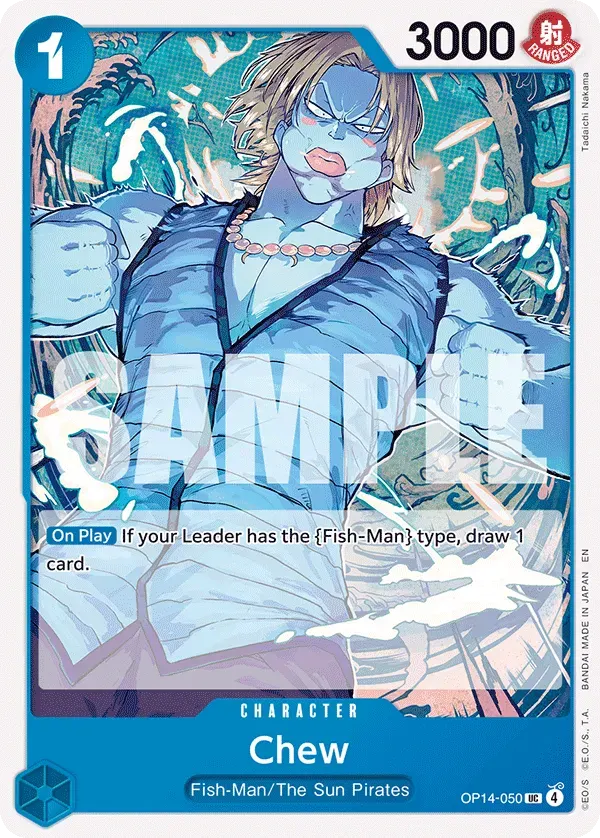 Chew — carte One Piece TCG OP14-050 (The Azure Sea's Seven)