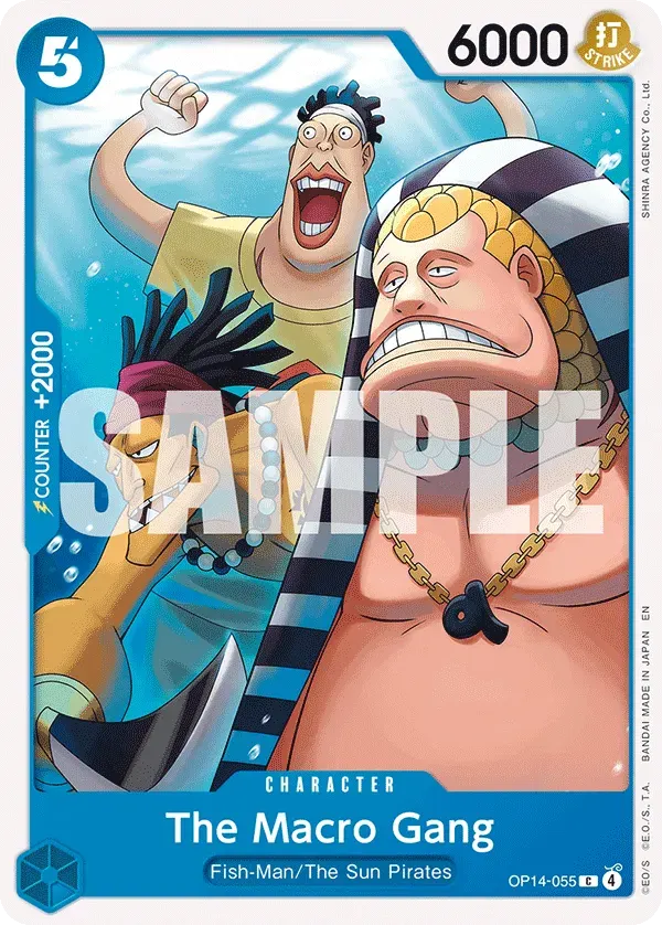The Macro Gang — carte One Piece TCG OP14-055 (The Azure Sea's Seven)
