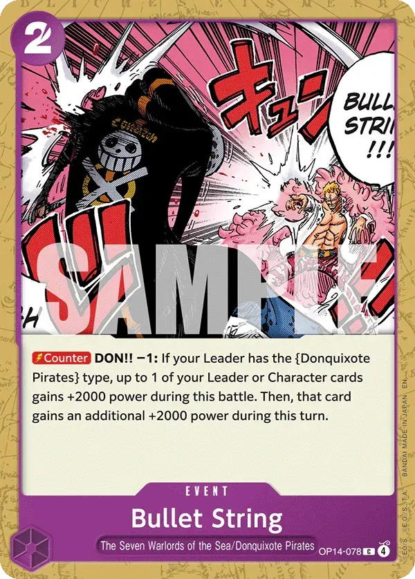 Bullet String — carte One Piece TCG OP14-078 (The Azure Sea's Seven)