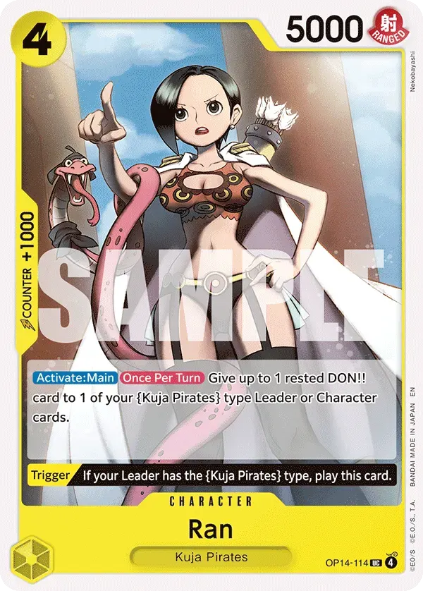 Ran — carte One Piece TCG OP14-114 (The Azure Sea's Seven)