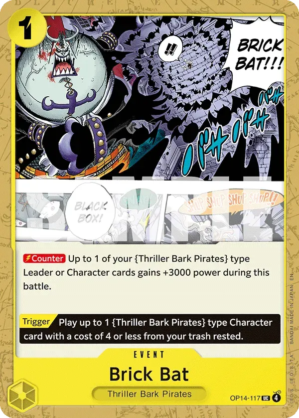 Brick Bat — carte One Piece TCG OP14-117 (The Azure Sea's Seven)