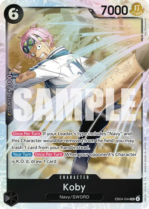 Koby — carte One Piece TCG EB04-044 (Adventure on Kami’s Island)