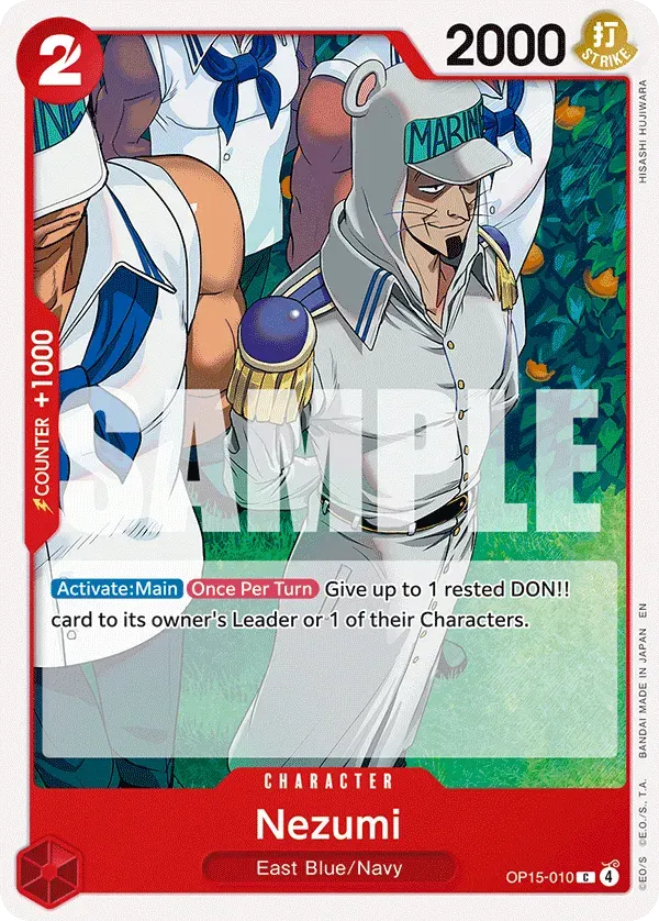 Nezumi — carte One Piece TCG OP15-010 (Adventure on Kami’s Island)